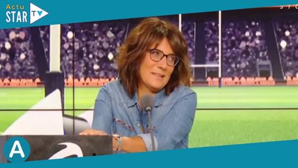 VIDEO Estelle Denis RMC victime d'un incident en direct  Il faut que ça tombe sur moi