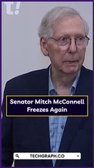 Senator Mitch McConnell Freeze again - TG Shorts