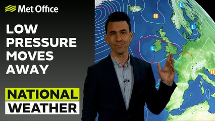 Met Office Afternoon Forecast 01/09/2023 – Much warmer and sunnier