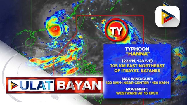 #HannaPH, lumakas pa at nasa typhoon category na