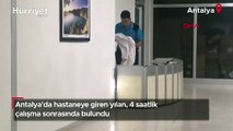 Antalya'da hastaneye giren yılan, 4 saatlik çalışma sonrasında bulundu