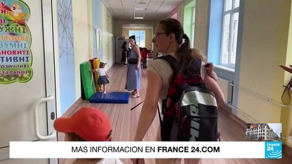 Ucrania: niños regresan a clase bajo medidas estrictas de seguridad