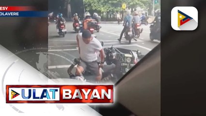 Motorcycle rider na nag-viral sa Makati habang nakikipagbuno sa pulis, sumuko na