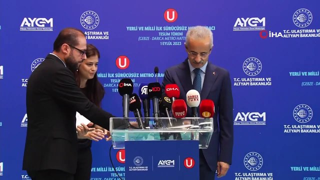 Türkiye'nin ilk yerli ve milli sürücüsüz metro aracı sefere çıkmaya hazır