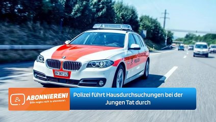 Polizei führt Hausdurchsuchungen bei der Jungen Tat durch
