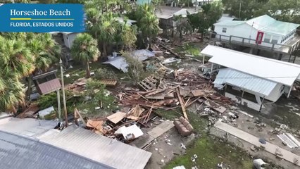 Idalia deja una escena de destrucción en Florida y pérdidas millonarias