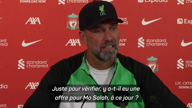 Jürgen Klopp : Il n'y a pas d'offre pour Salah
