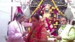 बांसवाड़ा: पूर्व सीएम राजे ने त्रिपुरा सुंदरी के किए दर्शन, कार्यकर्ताओं ने किया स्‍वागत