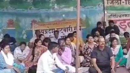छिंदवाड़ा: पटवारी संघ का पांचवे दिन भी जारी आंदोलन, मांग पूरी नही होने पर निकलेंगे तिरंगा यात्रा