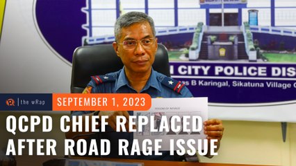 QCPD chief replaced by PNP PIO chief amid viral road rage issue