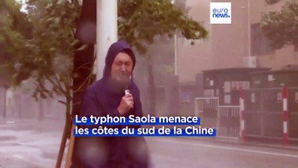 Le super typhon Saola se dirige vers le sud de la Chine et Hong Kong