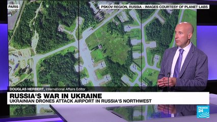 War in Ukraine: Ukrainian drones attack airport in Russia's Northwest
