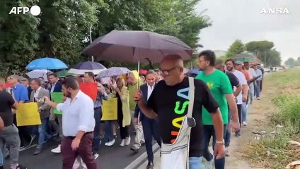 Caivano manifesta contro il degrado, aspettando la premier
