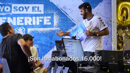 Abonado 15.000 del CD Tenerife