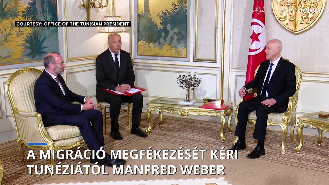 Manfred Weber a migráció megfékezését és az emberi jogok tiszteletben tartását kéri Tunéziától