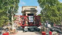 Un monument de 950 tonnes déplacé à Toulouse pour une ligne de métro