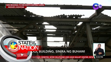 School building, sinira ng buhawi | SONA
