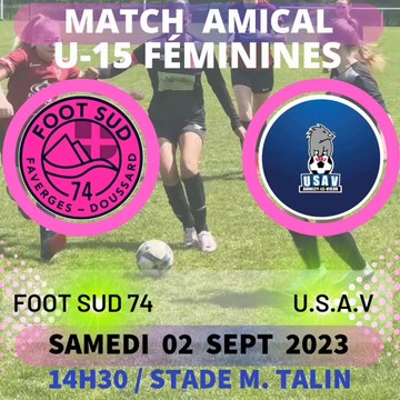 MATCH AMICAL U-15 FÉMININES