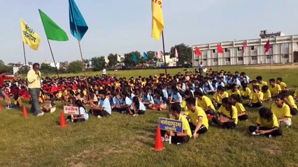 पहले दिन खिलाडिय़ों का हुआ वजन, मार्च पास्ट निकाला