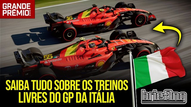 AO VIVO! F1 2023 na Itália: tudo sobre os treinos livres | Briefing