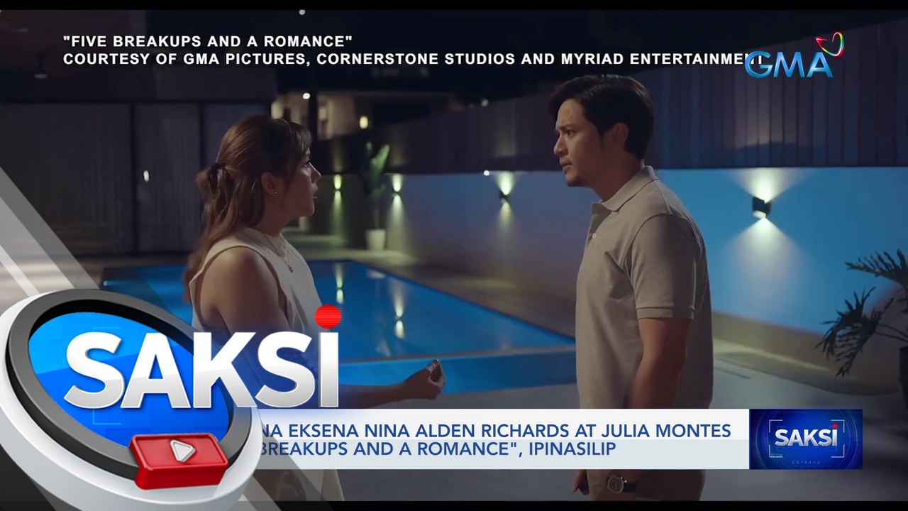 Intense na eksena nina Alden Richards at Julia Montes sa "Five Breakups and A Romance", ipinasilip | Saksi