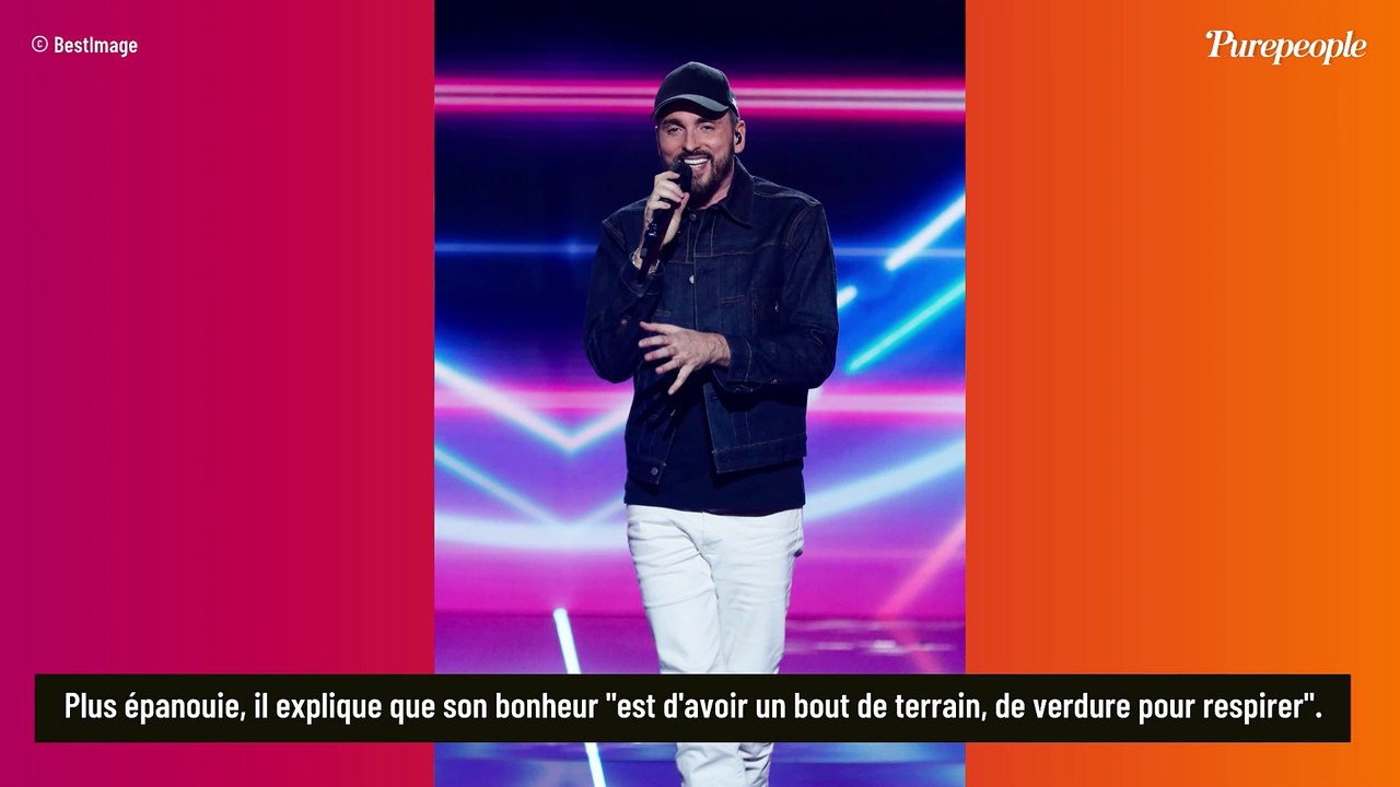 Christophe Willem a quitté Paris, une "prison dorée", pour le Val-d'Oise, confidences sur son bout de terrain