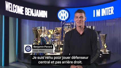 Inter Milan - Pavard envoie un message à Deschamps