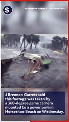 Hurricane Idalia Storm Surge Washes Away Home in Florida's Horseshoe Beach-