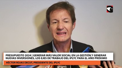 Presupuesto 2024 | Generar más valor social en la gestión y generar nuevas inversiones, los ejes de trabajo del IPLyC para el año próximo