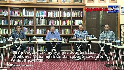 Kekecewaan SBY Terhadap Kabar Pengusungan Anies-Muhaimin