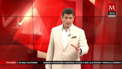 Otro tinaco recorre calles arrastrado por el agua en Zapopan