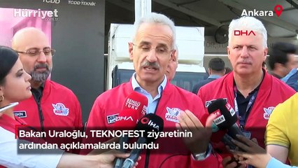 Bakan Uraloğlu, TEKNOFEST ziyaretinin ardından açıklamalarda bulundu
