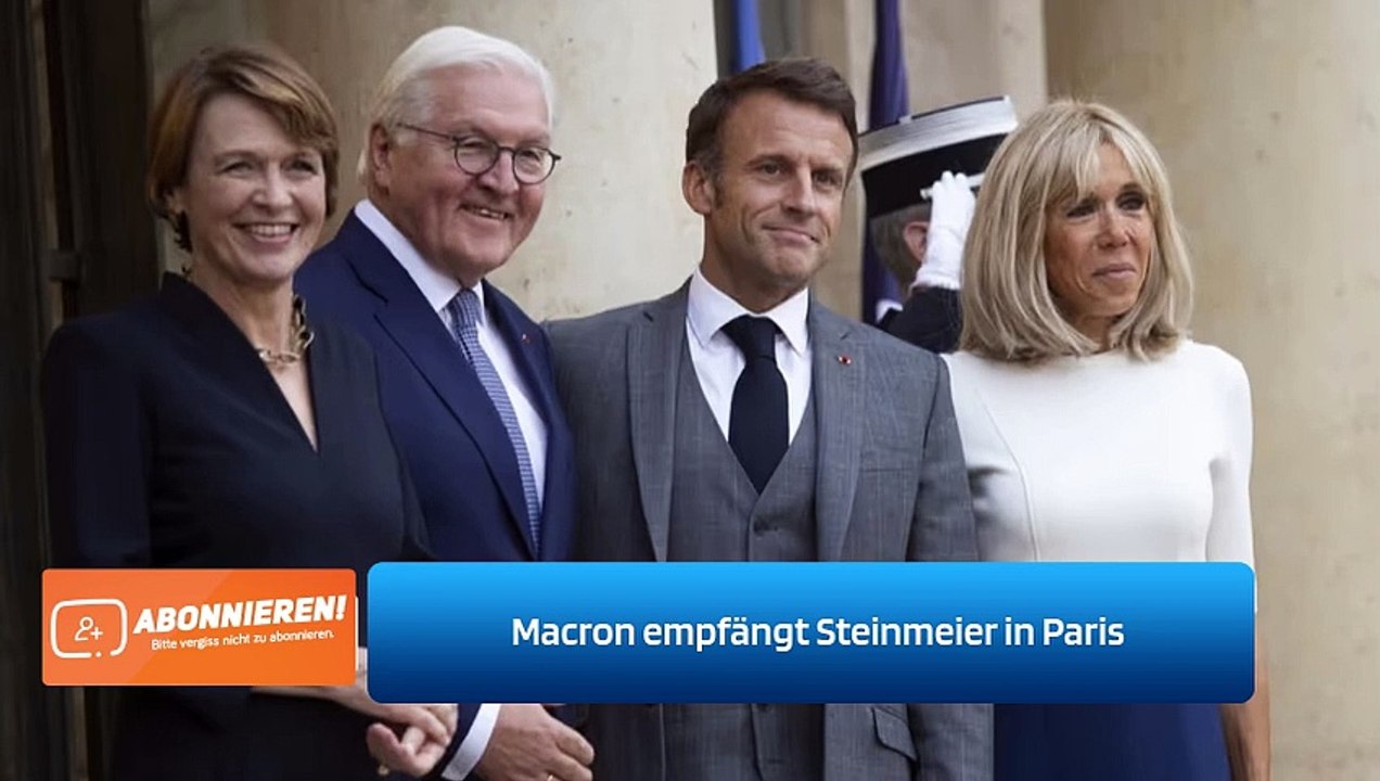 Macron empfängt Steinmeier in Paris