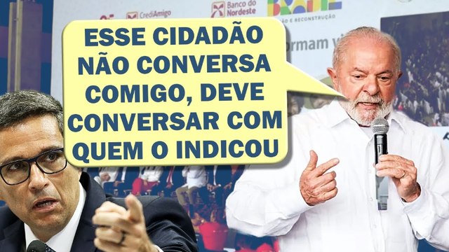 LULA SUGERE QUE PRESIDENTE DO BC AINDA MANTÉM CONTATO COM BOLSONARO, QUE O INDICOU | Cortes 247