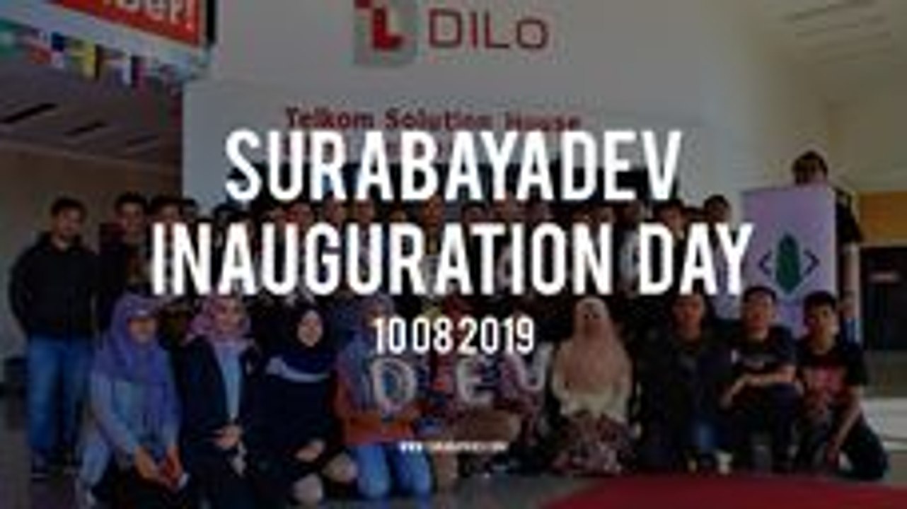 SurabayaDev Inauguration 2019