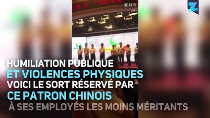 En Chine, un patron fesse publiquement ses employés