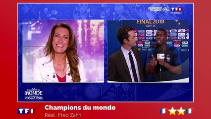 La  bourde de Paul Pogba face à Anne-Claire Coudray