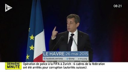 Nicolas Sarkozy se moque de François Hollande qu'il surnomme "Moi je"