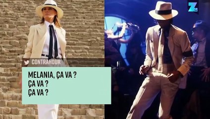 Twitter réagit à l'étrange tenue de Melania Trump