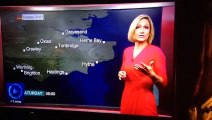 La miss Météo de la BBC s'évanouit en direct