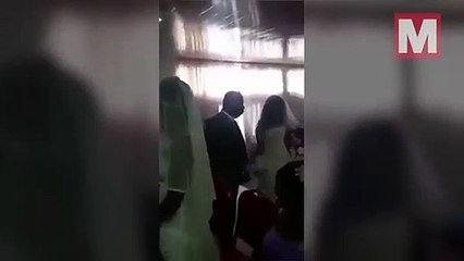 Habillée en mariée, elle interrompt le mariage de son amant !
