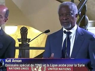 Syrie: pour Annan, son plan est la dernière chance d'éviter la guerre civile