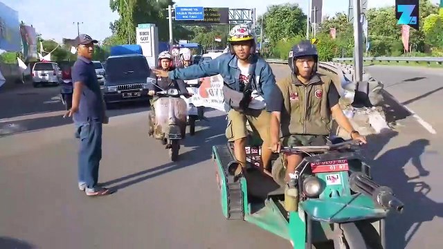 Bricoleurs de l'extrême : les Vespas de Mad Max à Jakarta