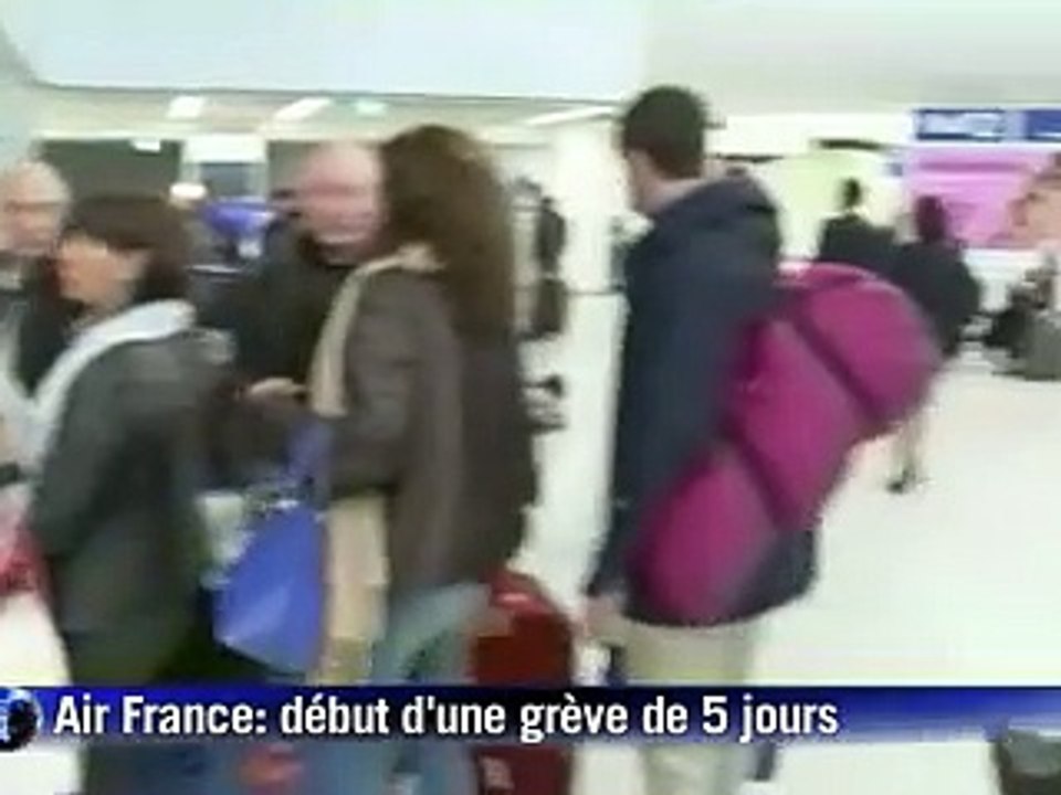 Grève à Air France: la direction s'efforce d'en limiter les effets