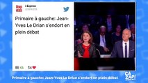 Débat de la primaire du PS : Jean-Yves Le Drian surpris en train de dormir !