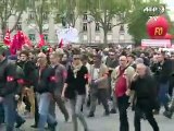 Loi travail: plusieurs milliers de manifestants à Paris sous haute surveillance policière