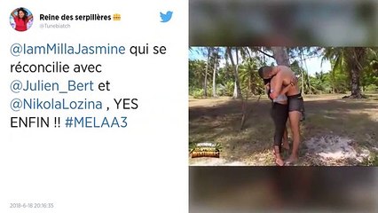 Revue de Tweets : Milla Jasmine et Julien Bert se réconcilient dans MELAA 3 !
