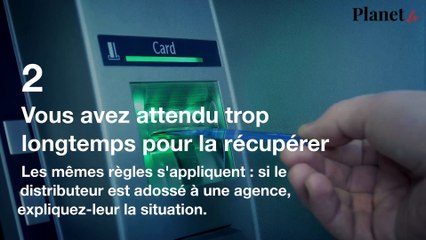 Distributeur de billets : les 7 cas où votre carte bancaire peut être avalée