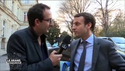 Emmanuel Macron récite un poème coquin dans Le Grand Journal