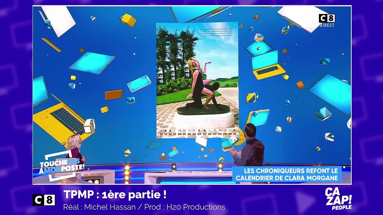 Le calendrier de Clara Morgane parodié